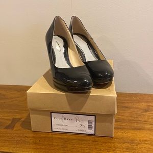 Cole Haan Black Patent Chelsea Pumps. size 7.5